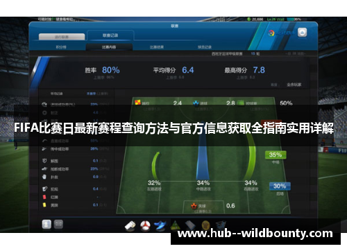 FIFA比赛日最新赛程查询方法与官方信息获取全指南实用详解